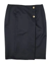 Givenchy Woman Midi Skirt Midnight Blue Size 6 Wool, Mohair Wool In Blue