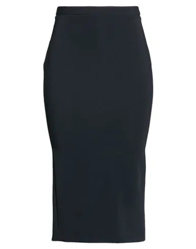 Givenchy Woman Midi Skirt Midnight Blue Size 38 Viscose, Acetate, Elastane