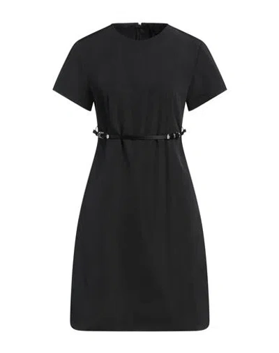 GIVENCHY GIVENCHY WOMAN MINI DRESS BLACK SIZE 6 POLYESTER, COTTON