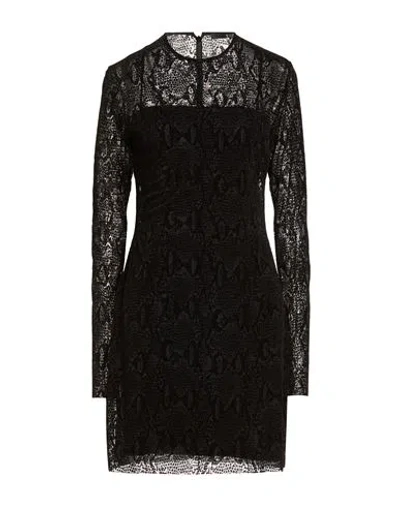 Givenchy Woman Mini Dress Black Size 6 Polyester, Elastane In Multi