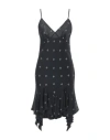 Givenchy 4g Lotus Leaf Edge Dress In Black
