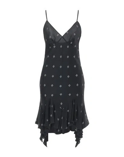 GIVENCHY GIVENCHY WOMAN MINI DRESS BLACK SIZE 8 SILK, POLYESTER
