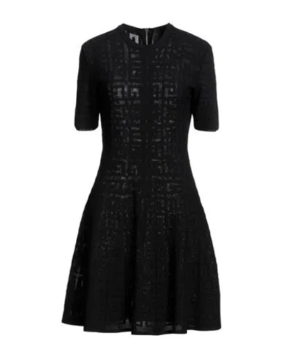 GIVENCHY GIVENCHY WOMAN MINI DRESS BLACK SIZE XS VISCOSE, POLYAMIDE, POLYESTER