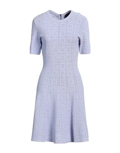 Givenchy Woman Mini Dress Lilac Size S Viscose, Polyamide, Polyester In Purple