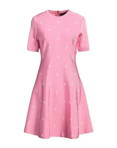 Givenchy Woman Mini Dress Pink Size L Viscose, Polyamide, Polyester, Elastane