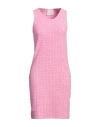 Givenchy Woman Mini Dress Pink Size M Cotton, Polyamide