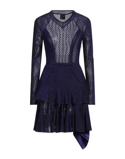 Givenchy Woman Mini Dress Purple Size Xs Viscose, Polyamide, Elastane In Blue