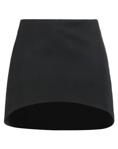 Givenchy Woman Mini Skirt Black Size 4 Wool