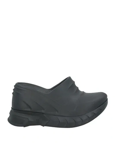 Givenchy Woman Mules & Clogs Black Size 8 Rubber
