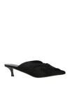 Givenchy Woman Mules & Clogs Black Size 8 Viscose, Silk In Black