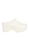Givenchy Woman Mules & Clogs Ivory Size 6 Calfskin In White