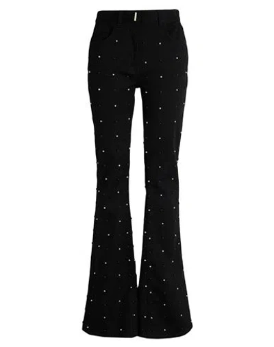Givenchy Woman Pants Black Size 8 Cotton, Elastane
