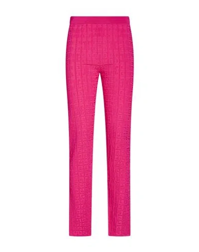 Givenchy Woman Pants Fuchsia Size Xs Viscose, Polyamide, Elastane In Pink