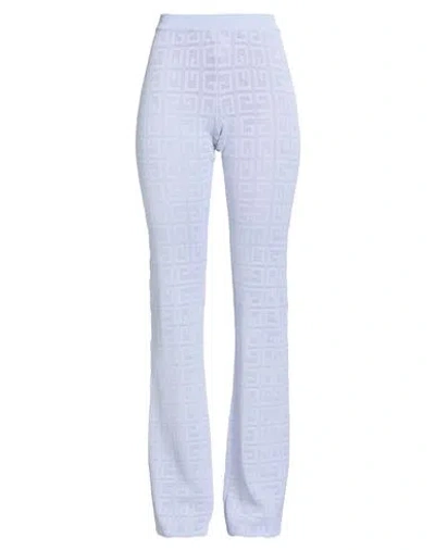 Givenchy Woman Pants Lilac Size L Viscose, Polyamide, Polyester In Blue