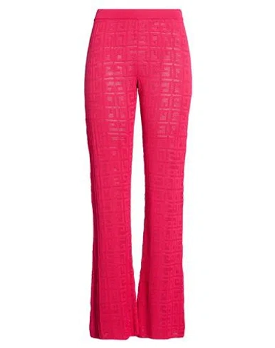 Givenchy Woman Pants Magenta Size Xs Viscose, Polyamide, Polyester In Red