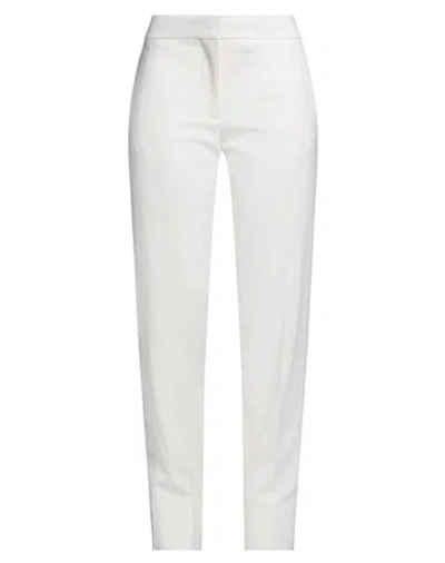 Givenchy Woman Pants Off White Size 6 Wool, Viscose, Silk