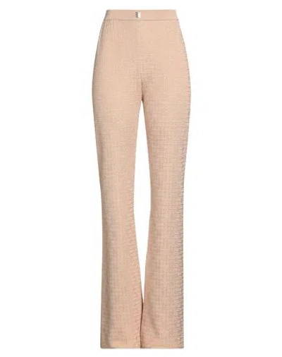 Givenchy Woman Pants Sand Size Xl Viscose, Polyamide In Brown