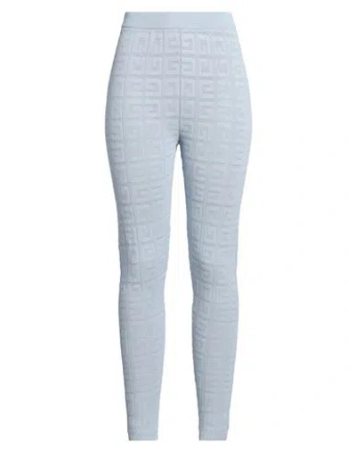 Givenchy Woman Pants Sky Blue Size M Viscose, Polyamide, Polyester, Elastane In Blue