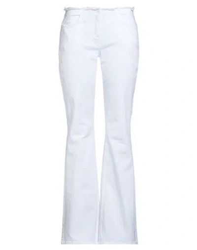 Givenchy Woman Pants White Size 29 Cotton, Elastane