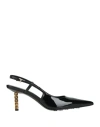 Givenchy G Cube Slingbacks In Patent Leather In Black