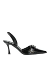 Givenchy Voyou 45mm Slingback Sandals In Black