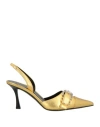 Givenchy Woman Pumps Gold Size 8 Lambskin In Multi