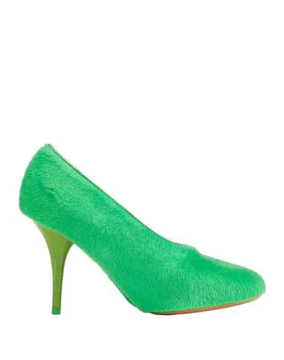 Givenchy Woman Pumps Green Size 7.5 Leather