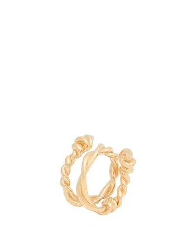 Givenchy Woman Ring Gold Size 6 Brass