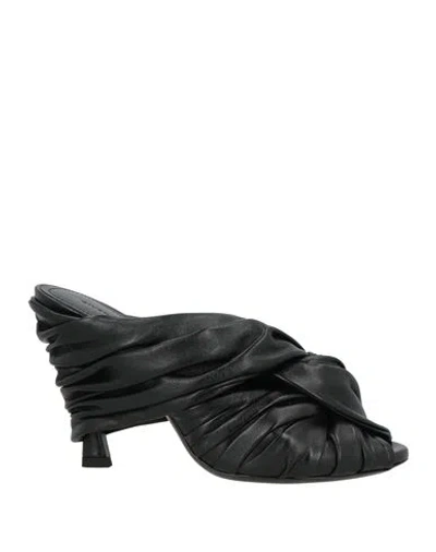 Givenchy Woman Sandals Black Size 8 Lambskin