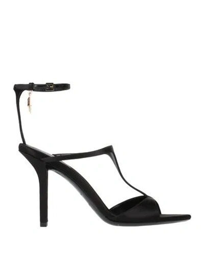 Givenchy Woman Sandals Black Size 8 Textile Fibers