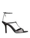 Givenchy G Lock Diamond High-heeled Sandals In Black