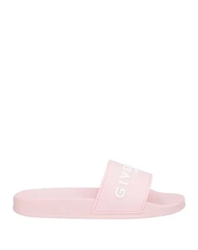 Givenchy Woman Sandals Light Pink Size 8 Rubber