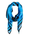 Givenchy Woman Scarf Azure Size - Silk In Blue