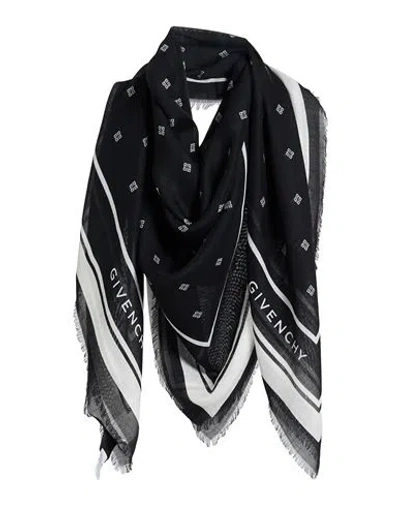 Givenchy Woman Scarf Black Size - Cashmere, Silk