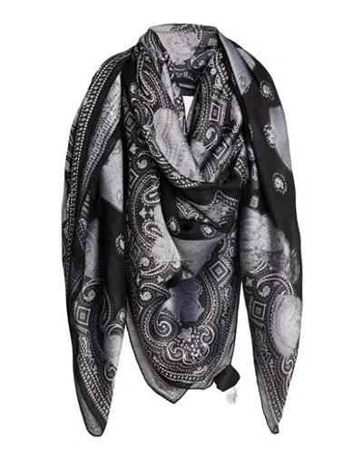 Givenchy Woman Scarf Black Size - Cotton, Polyester, Modal