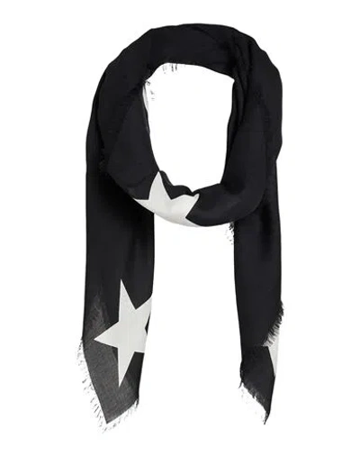 Givenchy Woman Scarf Black Size - Modal, Cashmere