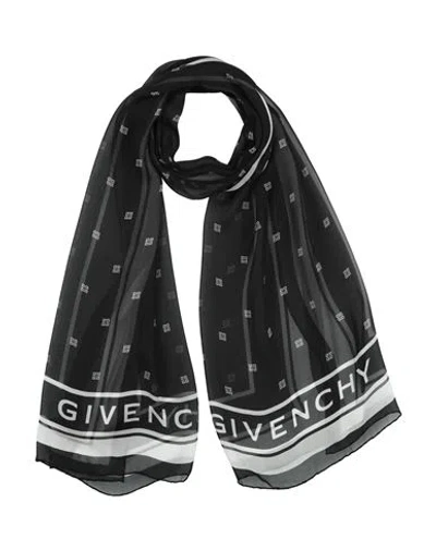 Givenchy Woman Scarf Black Size - Silk
