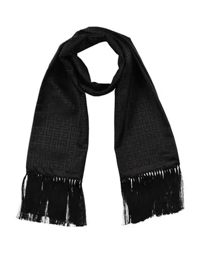 Givenchy Woman Scarf Black Size - Silk, Virgin Wool