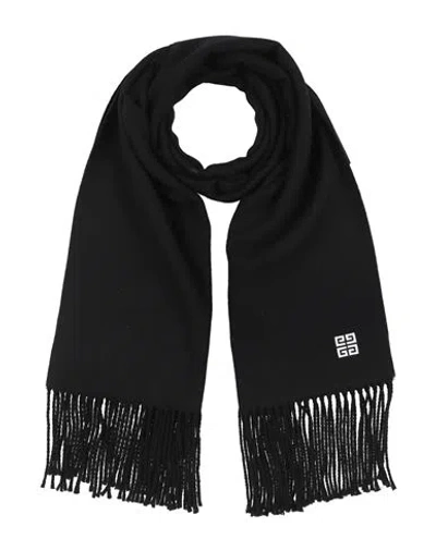 Givenchy Woman Scarf Black Size - Virgin Wool