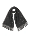 Givenchy Woman Scarf Black Size - Wool, Silk In Black