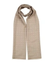 Givenchy Woman Scarf Camel Size - Silk, Wool In Sand