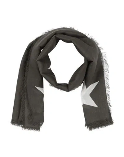 Givenchy Woman Scarf Charcoal Size - Modal, Cashmere In Black