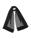 Givenchy Woman Scarf Charcoal Size - Silk In Black