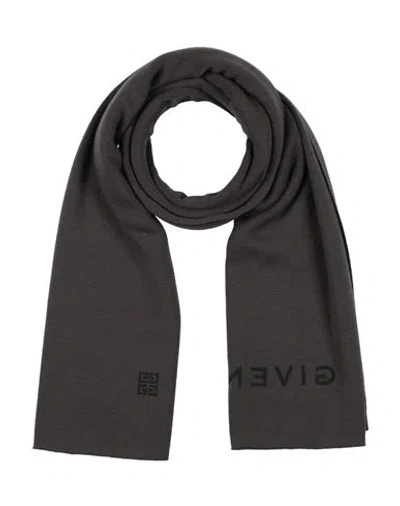 Givenchy Woman Scarf Charcoal Size - Wool In Black