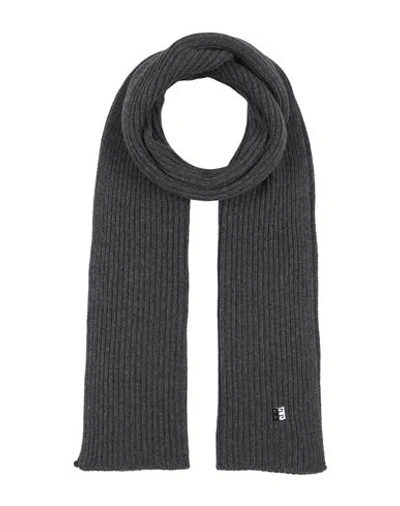 Givenchy Woman Scarf Charcoal Size - Wool, Cashmere In Grey