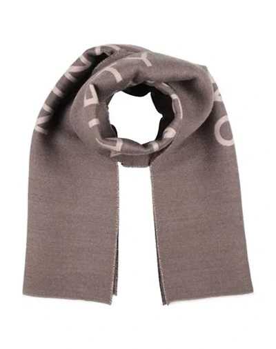Givenchy Woman Scarf Chocolate Brown Size - Wool, Virgin Wool, Silk