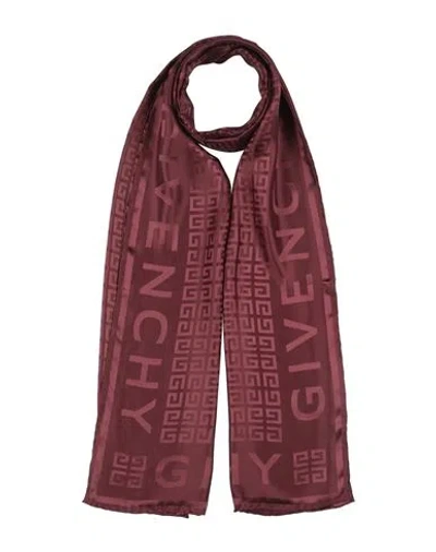 Givenchy Woman Scarf Chocolate Brown Size - Silk