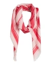 Givenchy Woman Scarf Coral Size - Cashmere, Silk In Red