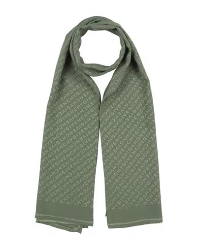 Givenchy Woman Scarf Dark Green Size - Silk