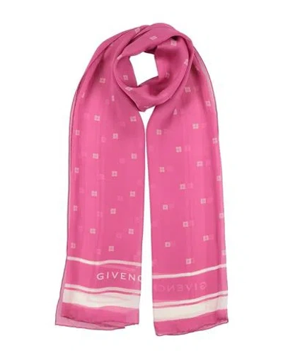 Givenchy Woman Scarf Fuchsia Size - Silk In Pink